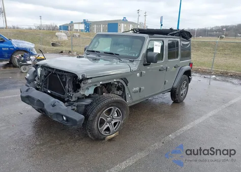 2018 Jeep Wrangler Unlimited Sport S 4X4 from USA, damaged, VIN 1C4HJXDG8JW259530